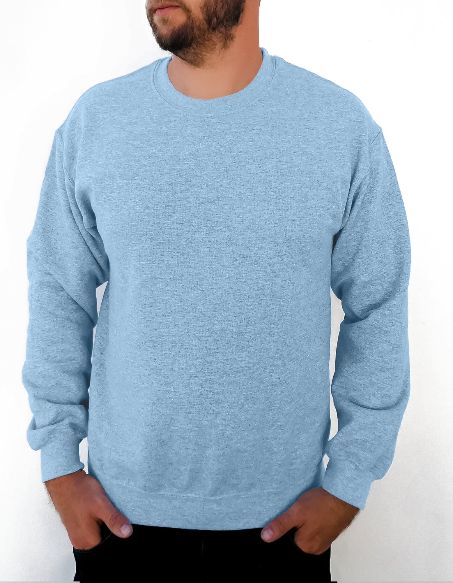 Men Sweatshirt Front Design - 100% Cotton