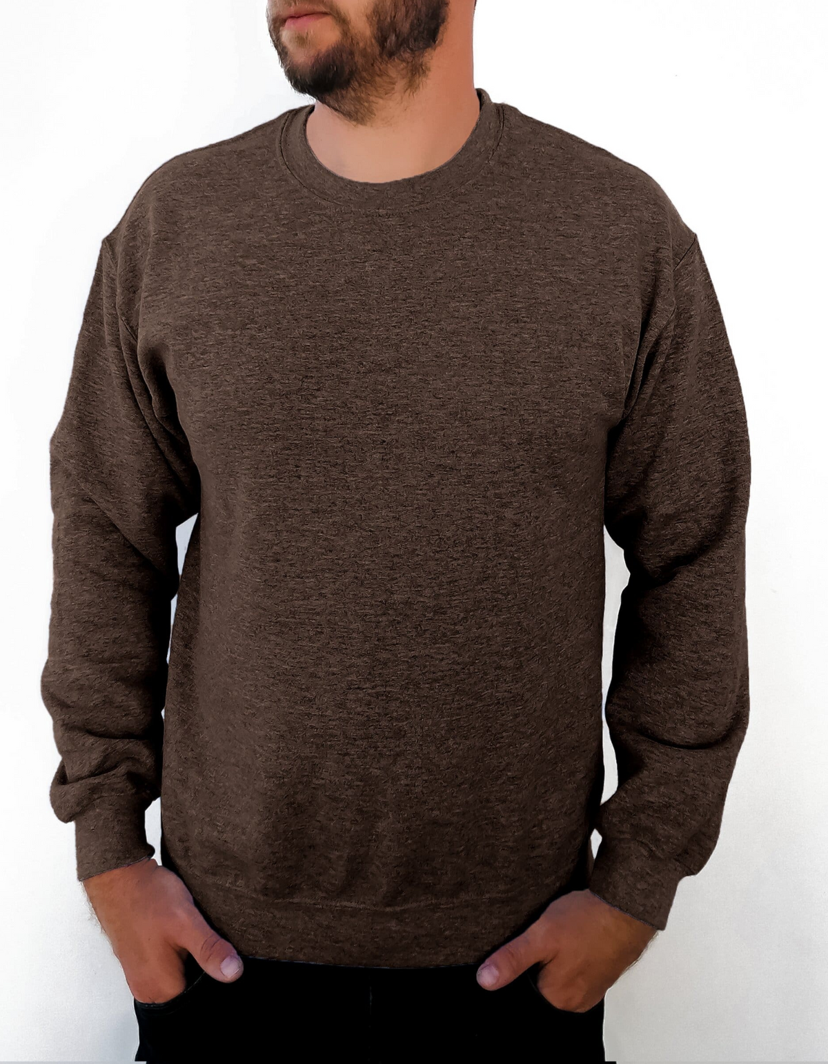 Men Sweatshirt Front Design - 100% Cotton