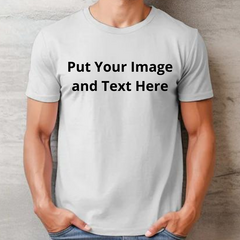 Men T-shirt Front Design -100% Cotton