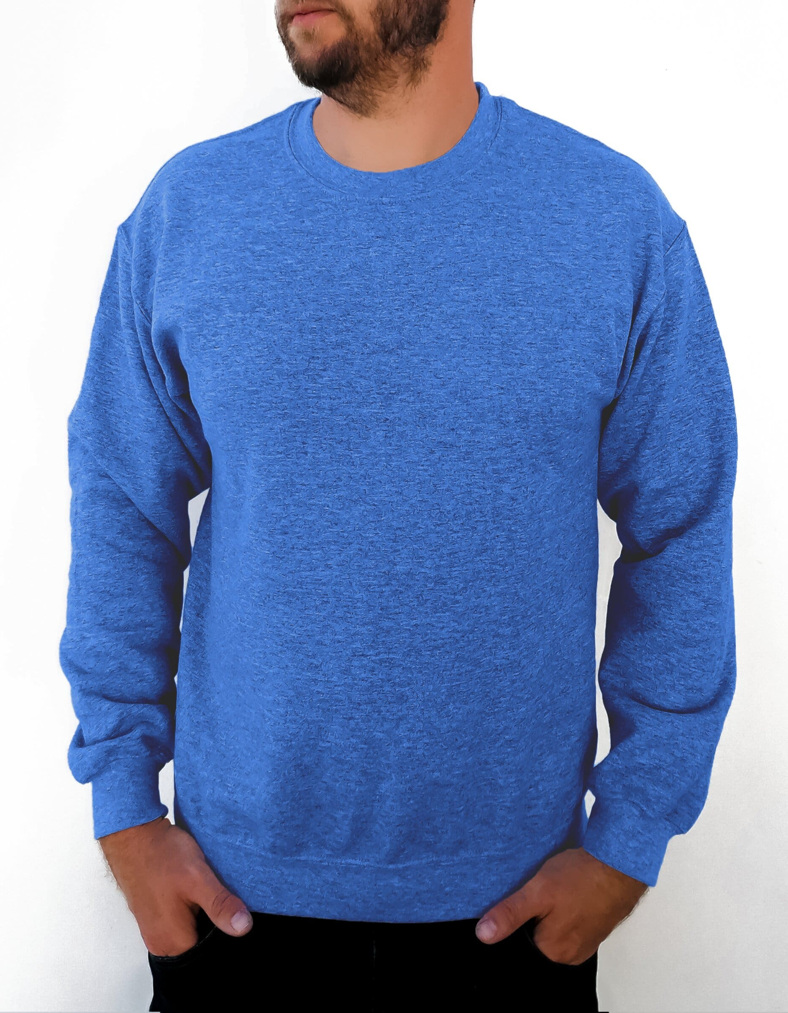 Men Sweatshirt Front Design - 100% Cotton