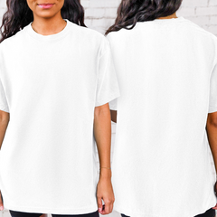 Women T-shirt Front and Back 100% Cotton