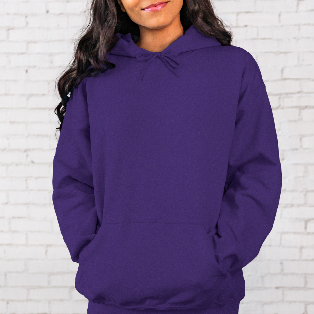 Women Hoodies Front Design - 100% Cotton