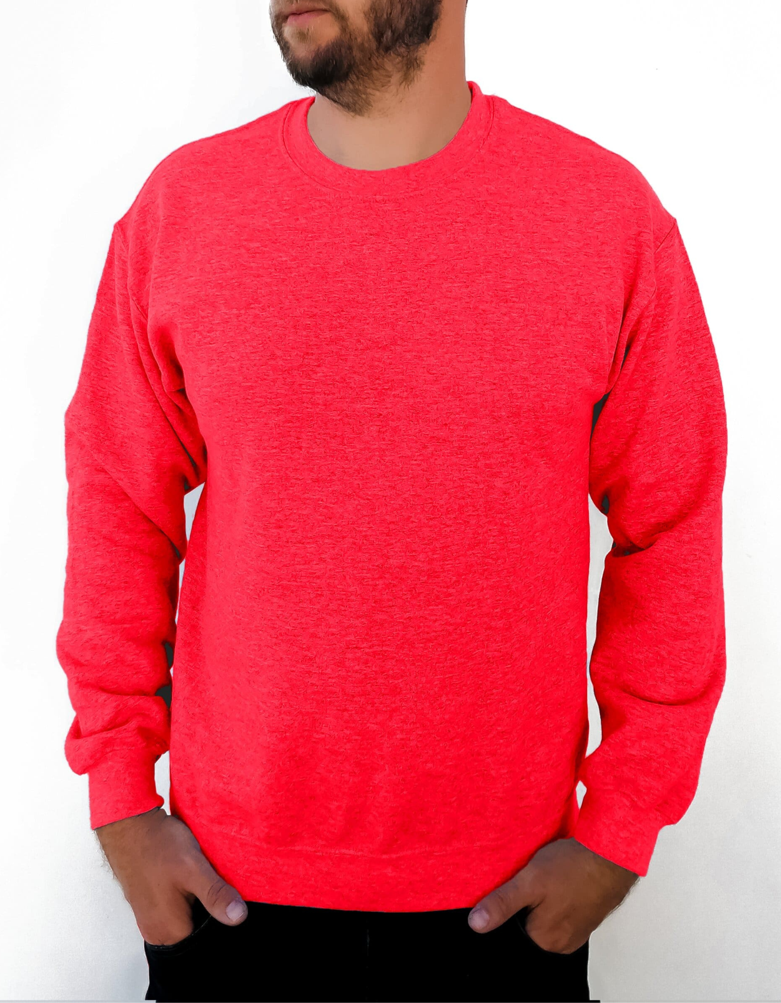 Men Sweatshirt Front Design - 100% Cotton