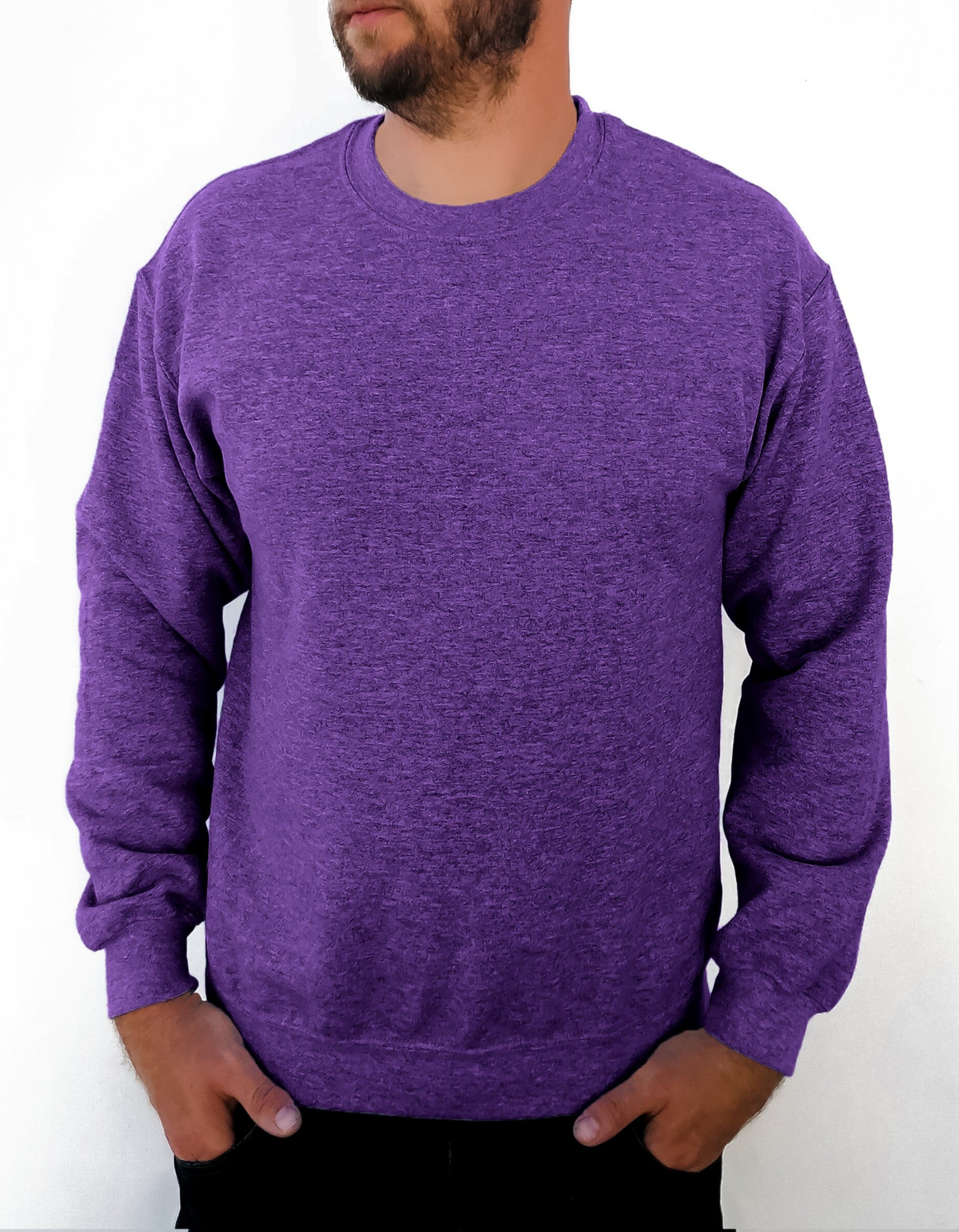 Men Sweatshirt Front Design - 100% Cotton