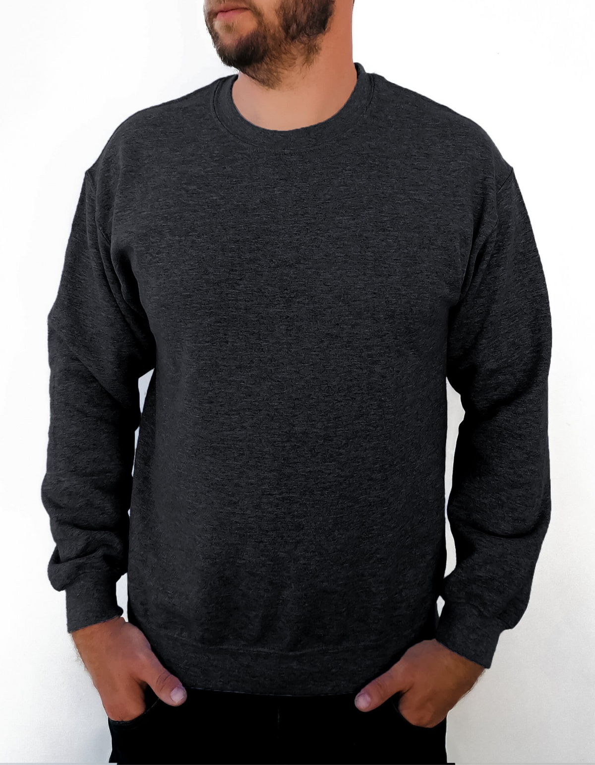 Men Sweatshirt Front Design - 100% Cotton