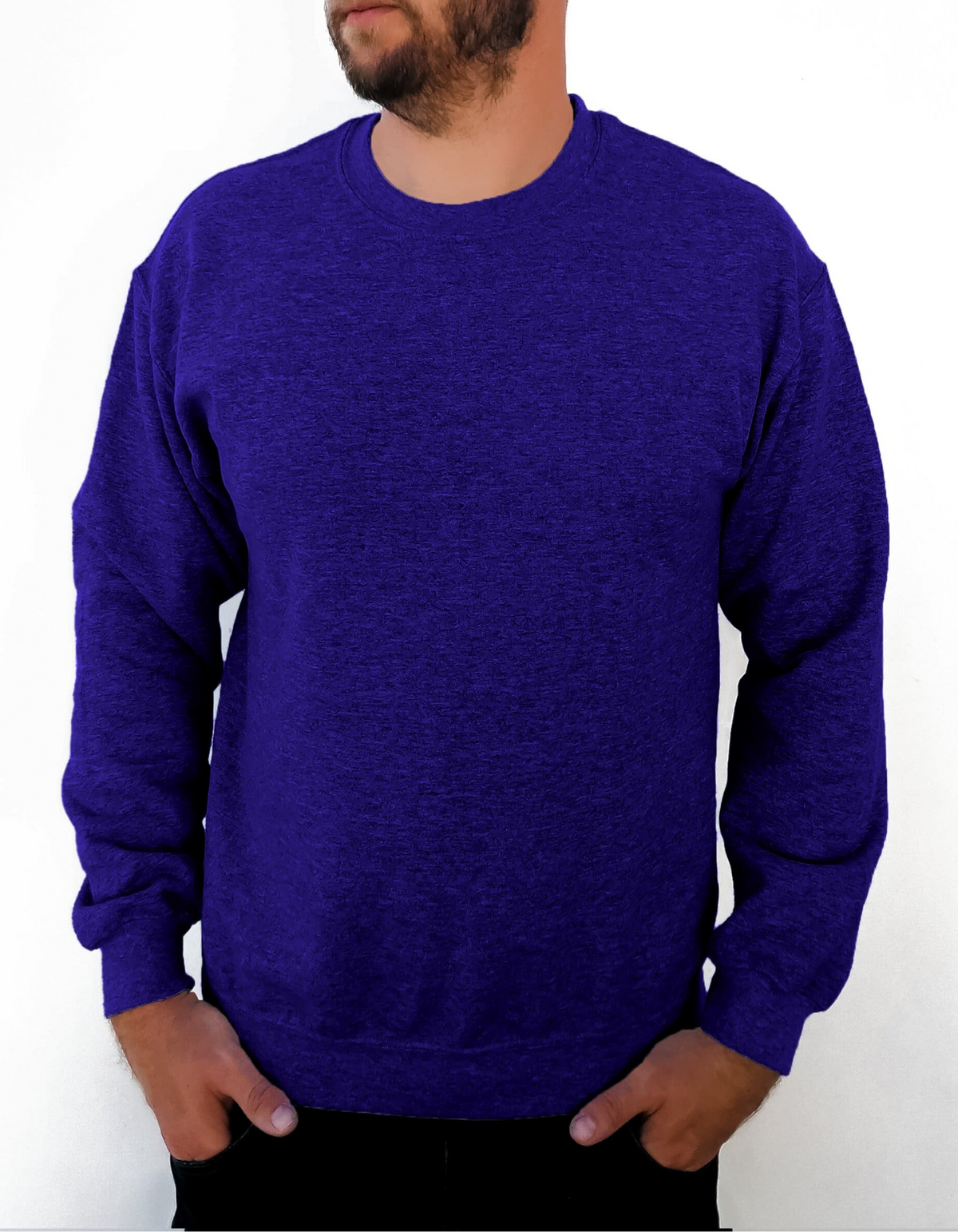 Men Sweatshirt Front Design - 100% Cotton