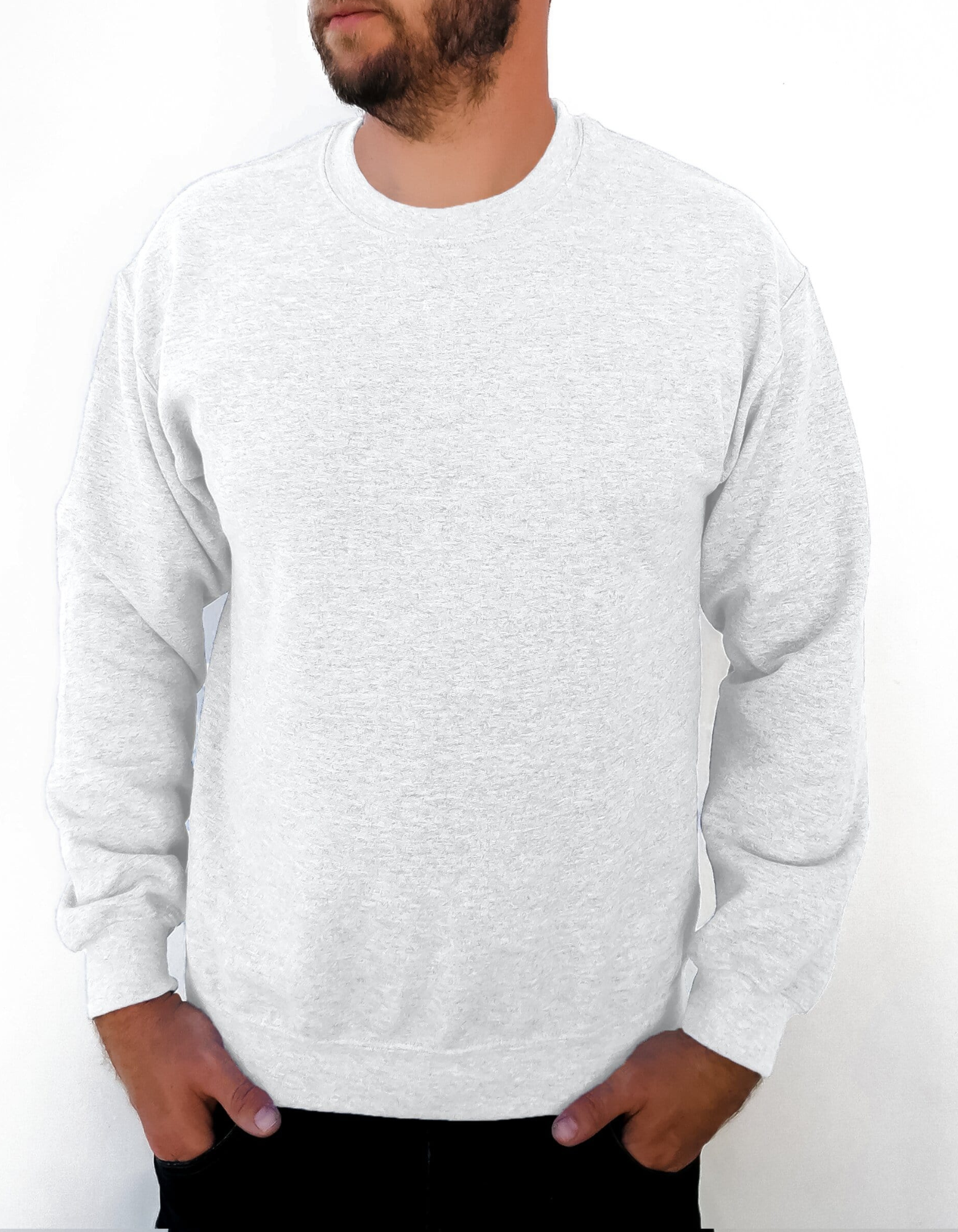 Men Sweatshirt Front Design - 100% Cotton