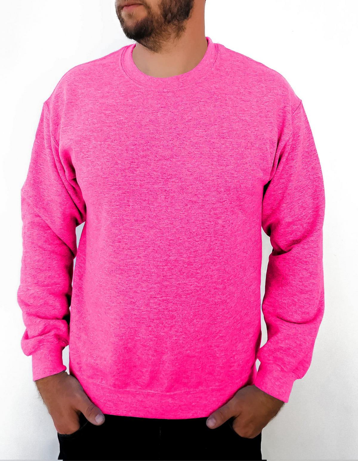 Men Sweatshirt Front Design - 100% Cotton