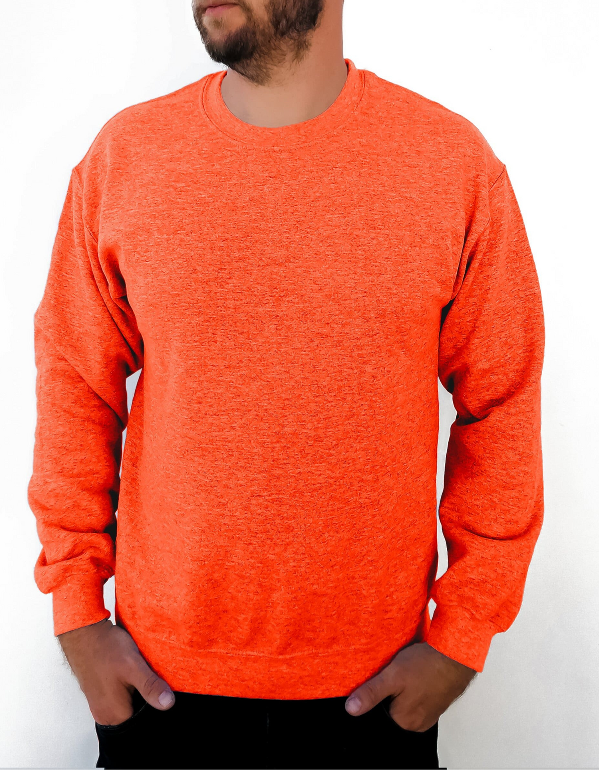 Men Sweatshirt Front Design - 100% Cotton