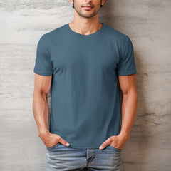 Men T-shirt Front Design -100% Cotton