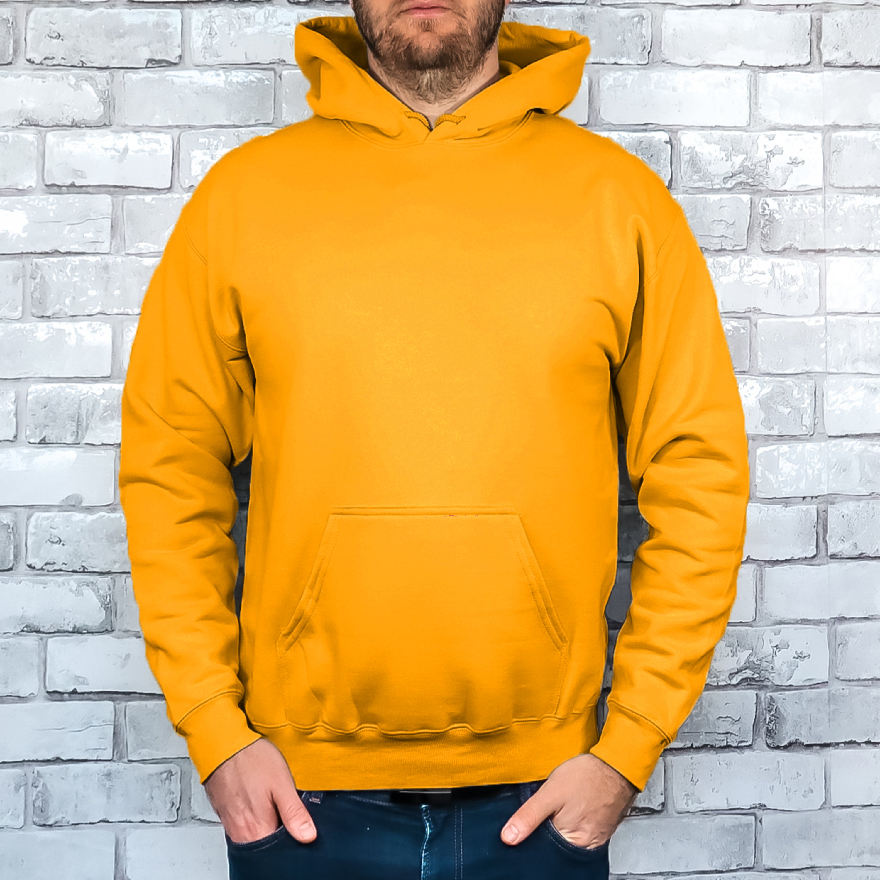 Men Hoodies Front Design - 100% Cotton