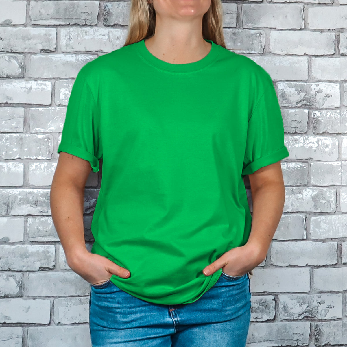 Women T-shirt front 100% Cotton