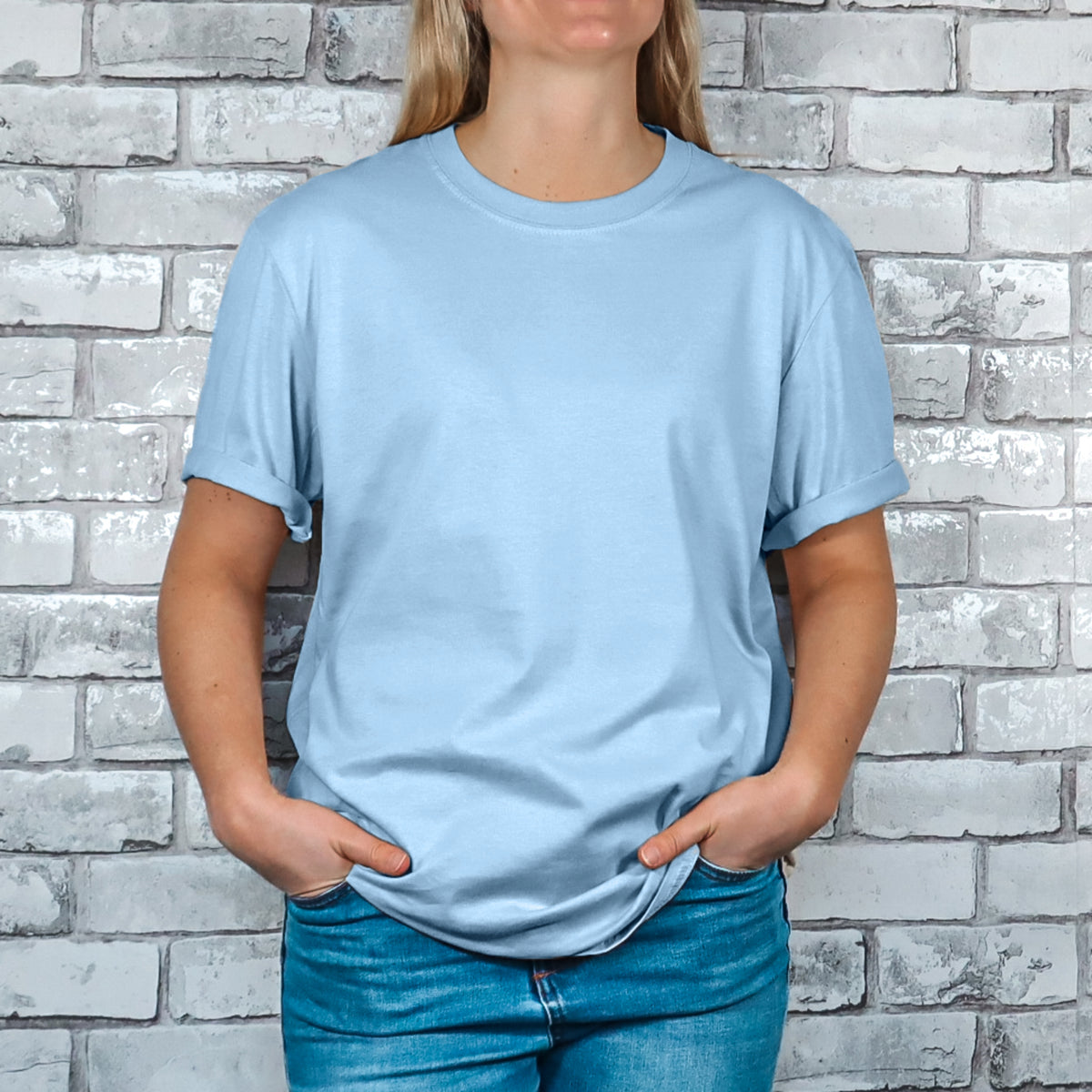 Women T-shirt front 100% Cotton