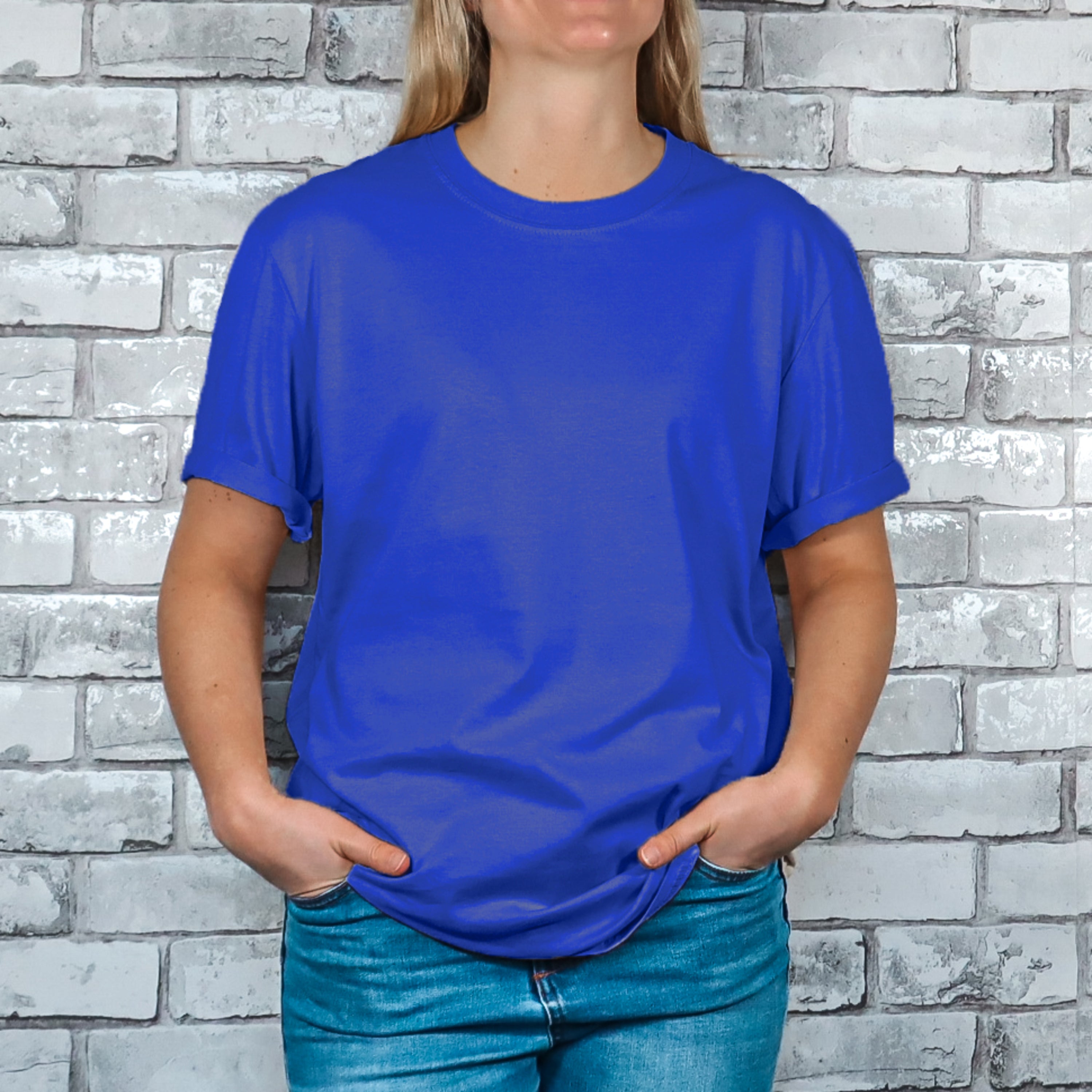 Women T-shirt front 100% Cotton