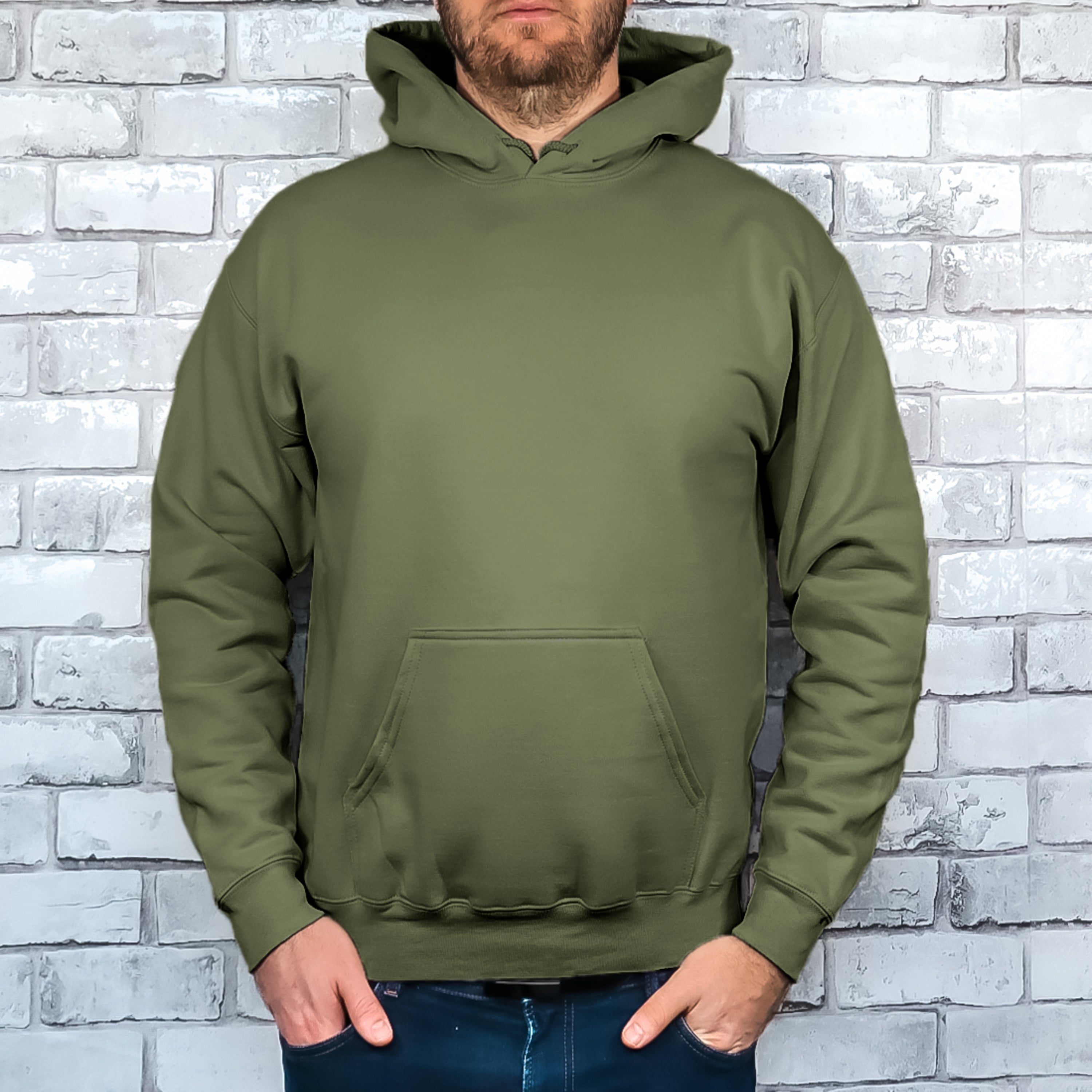 Men Hoodies Front Design - 100% Cotton