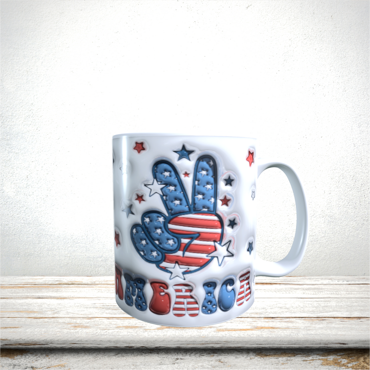 Mugs 11oz & 15oz 3D Inflated Design