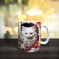 Mugs 11oz & 15oz Halloween CAT Design