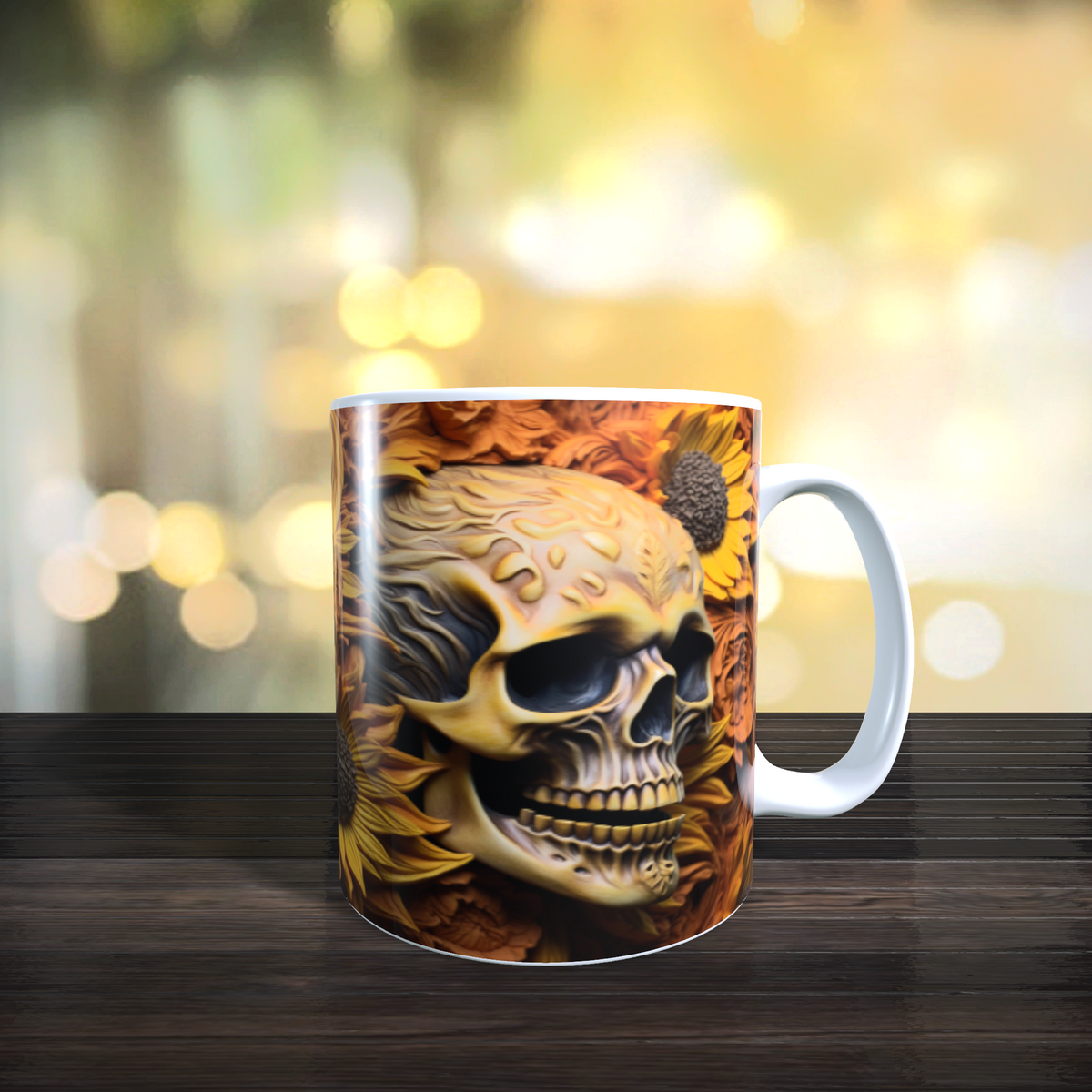 Mugs 11oz & 15oz Skulls Design