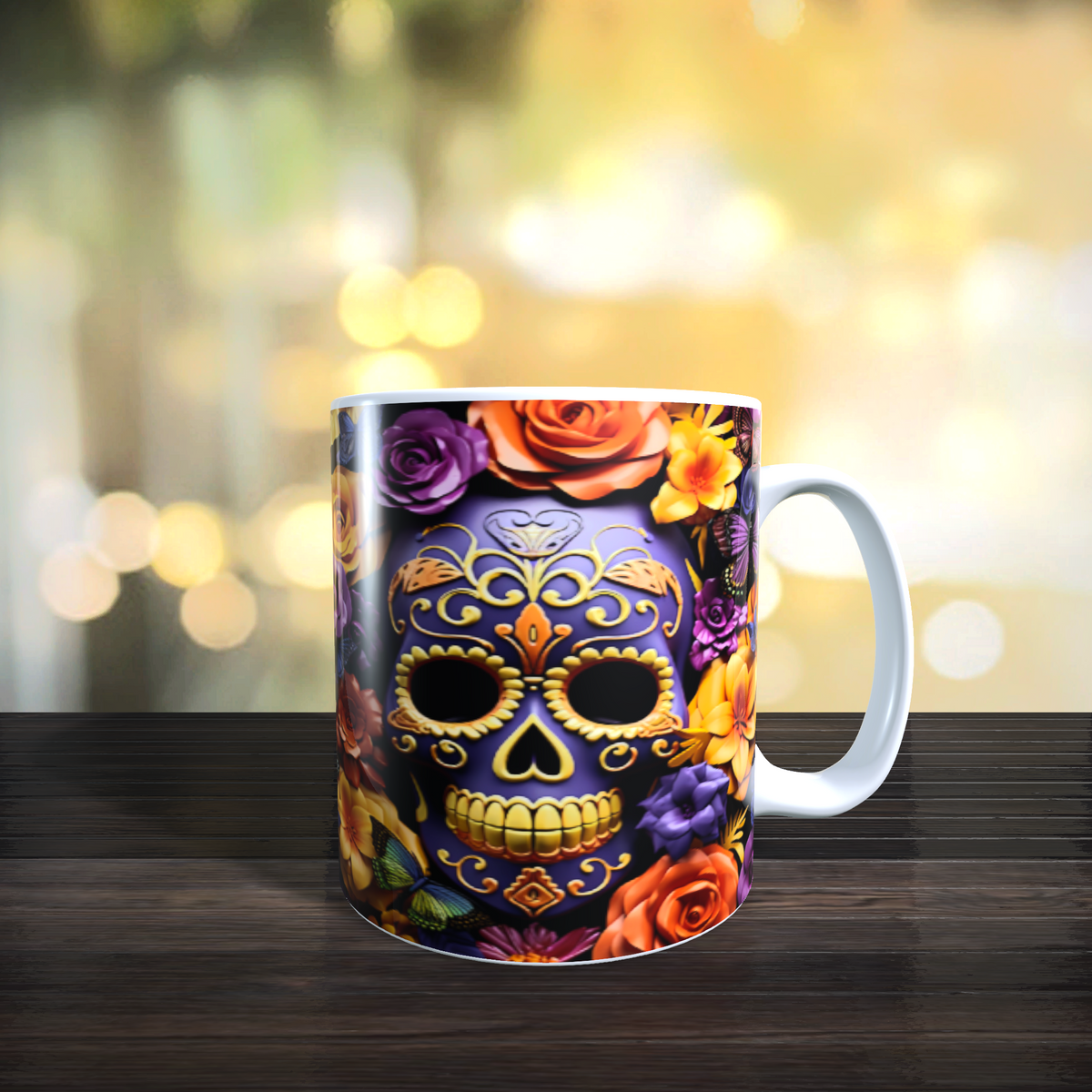 Mugs 11oz & 15oz Skulls Design