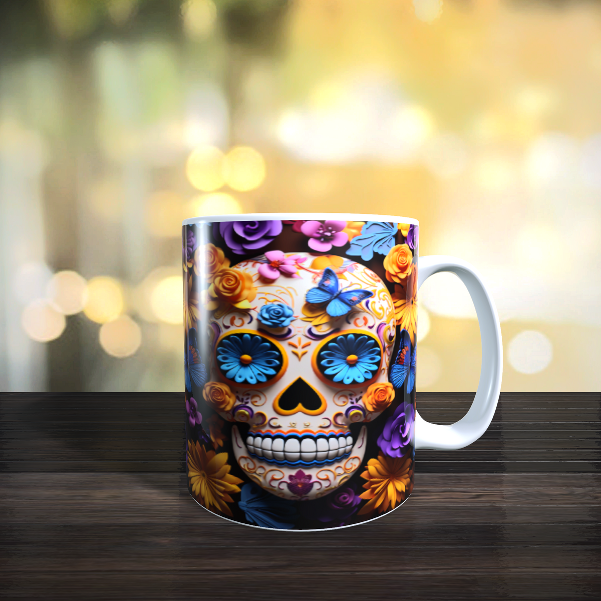 Mugs 11oz & 15oz Skulls Design