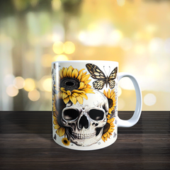 Mugs 11oz & 15oz Skulls Design