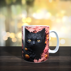 Mugs 11oz & 15oz Halloween CAT Design