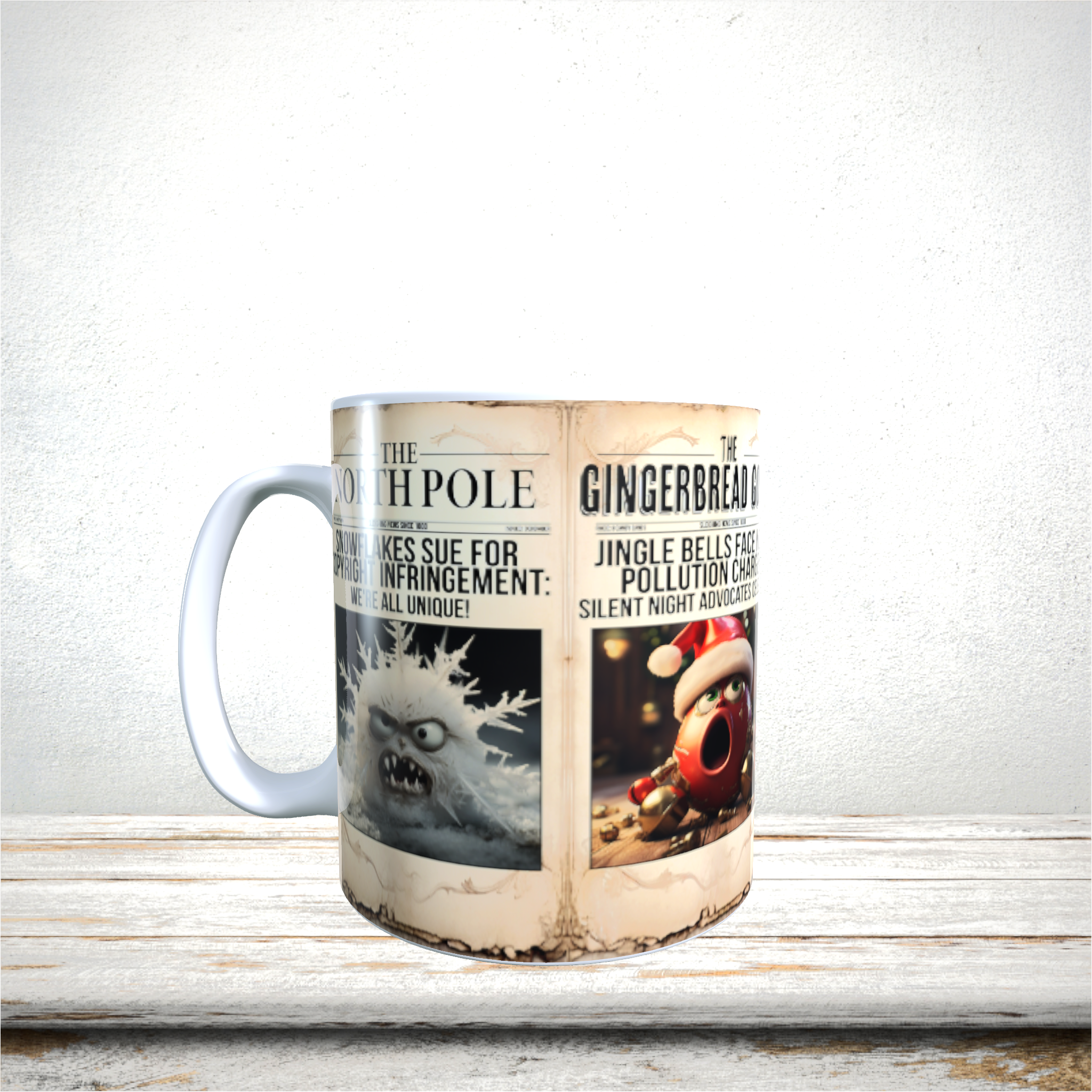 Mugs 11oz & 15oz 3D Christmas Design