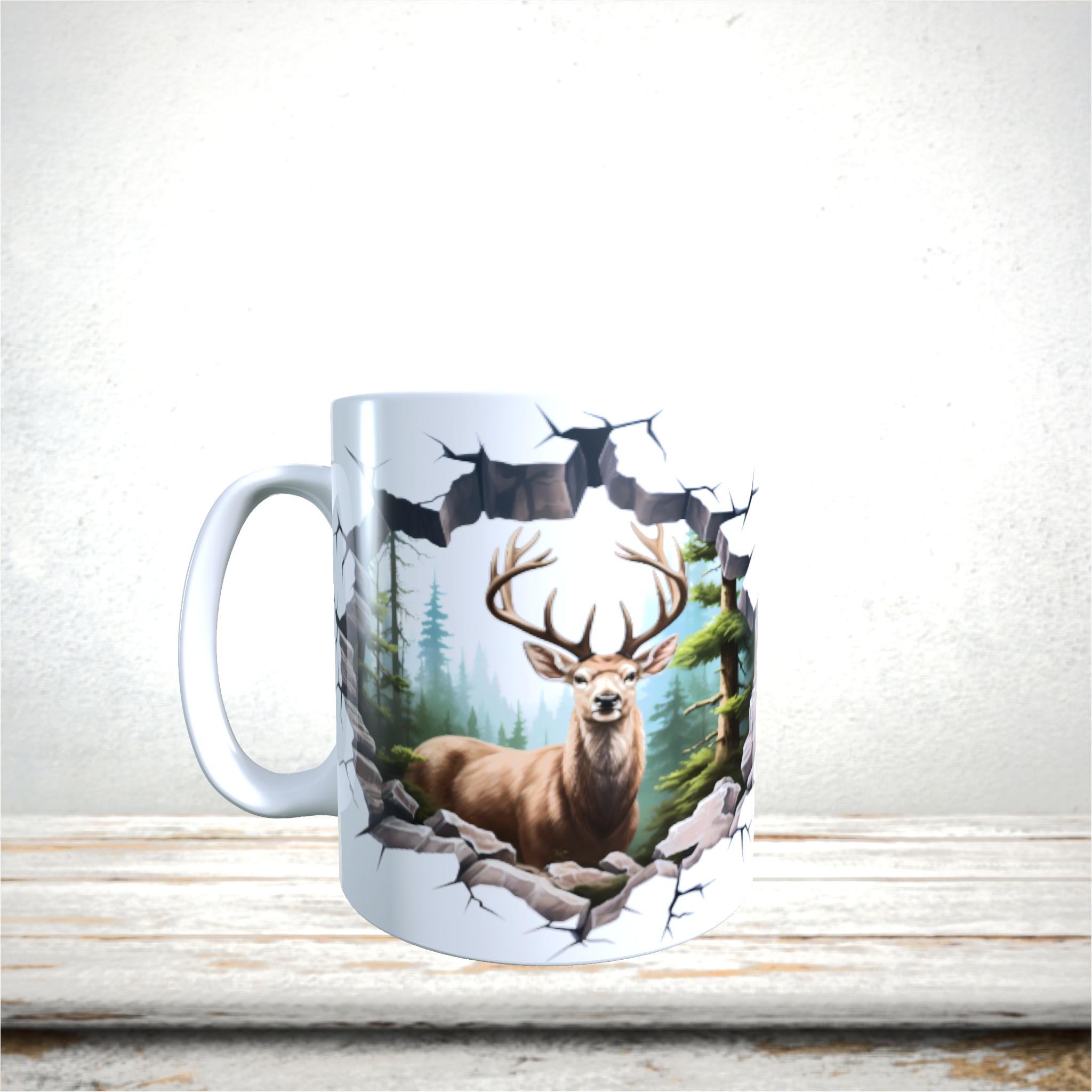 Mugs 11oz & 15oz 3D Christmas Design