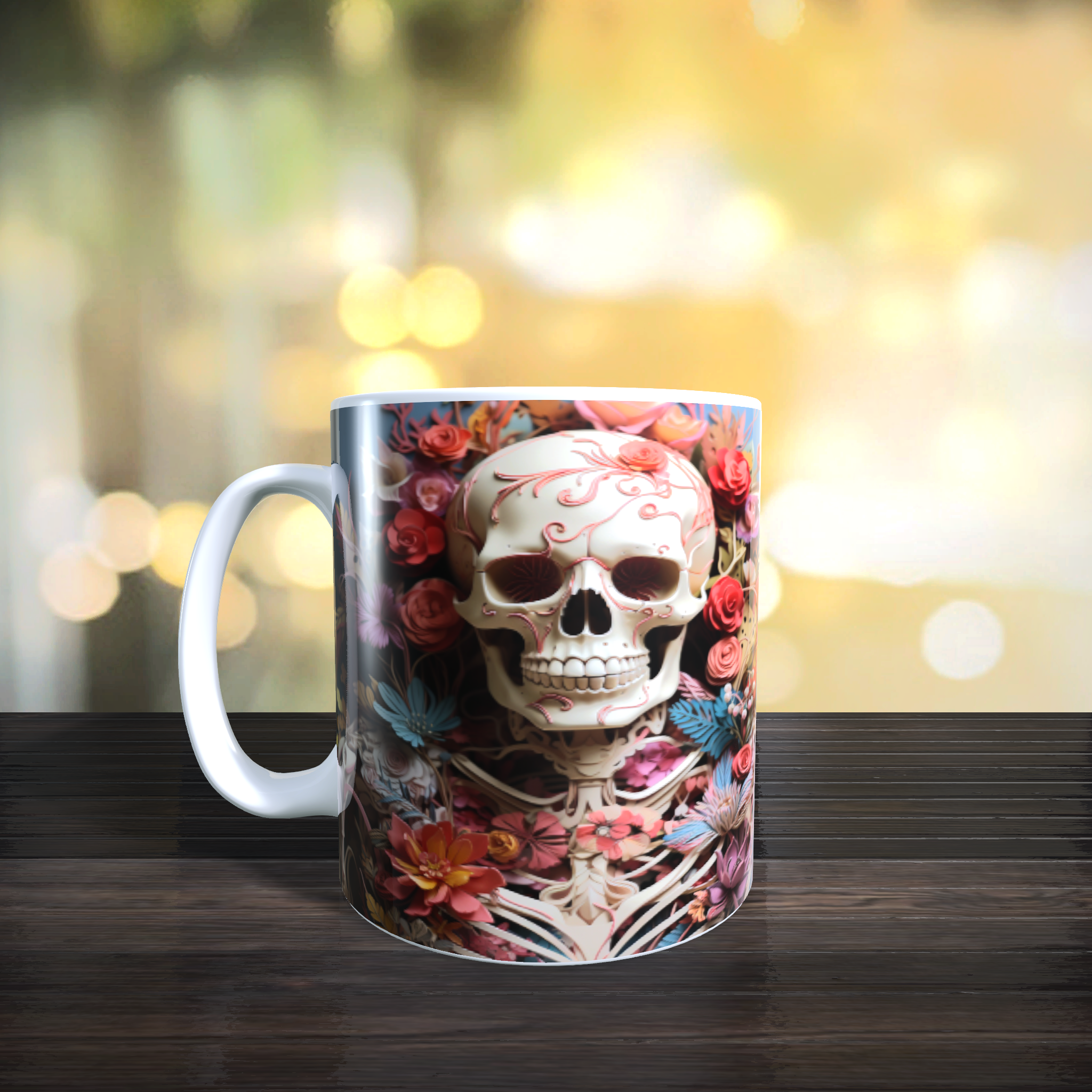 Mugs 11oz & 15oz Skulls Design