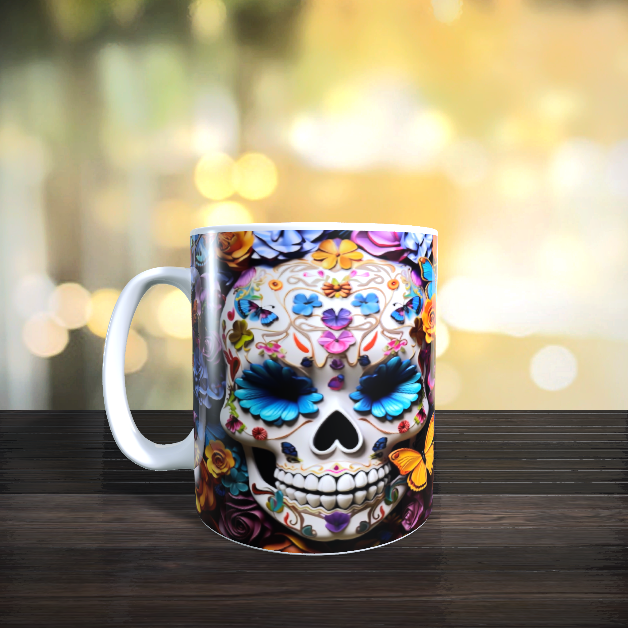 Mugs 11oz & 15oz Skulls Design