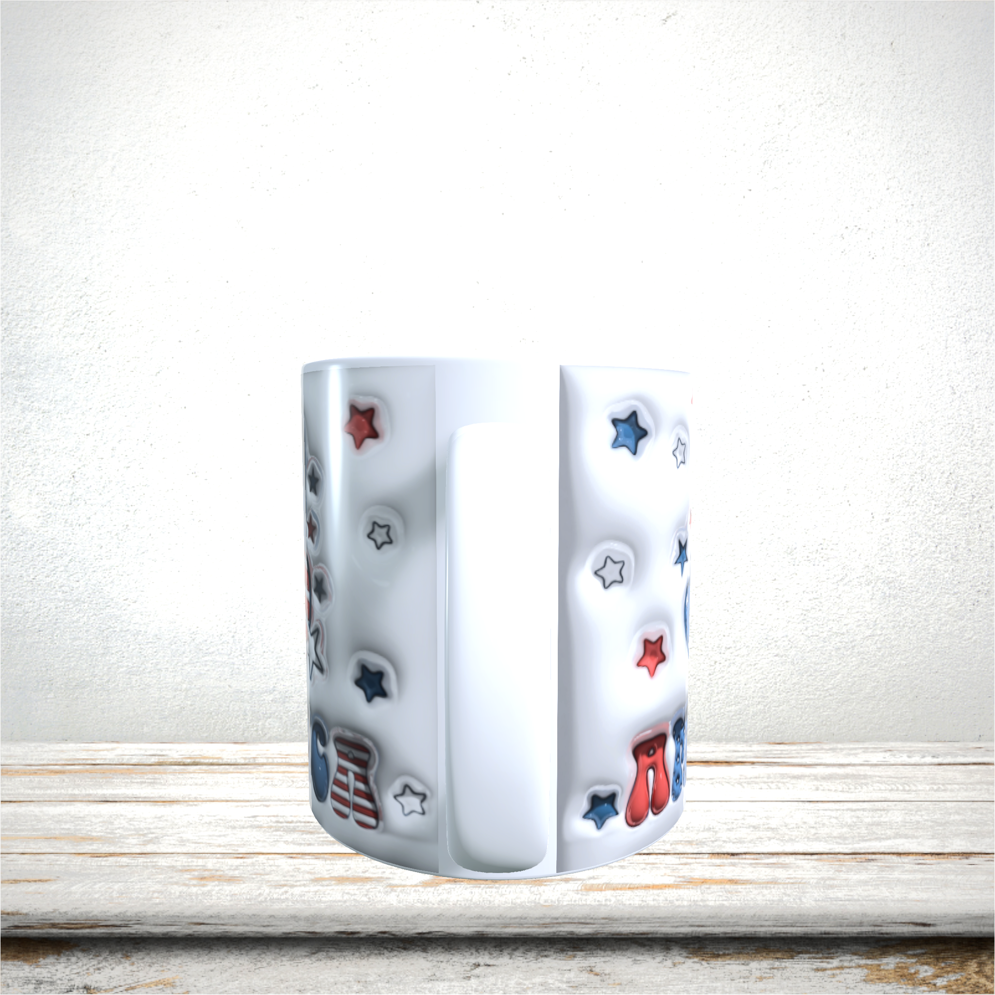 Mugs 11oz & 15oz 3D Inflated Design