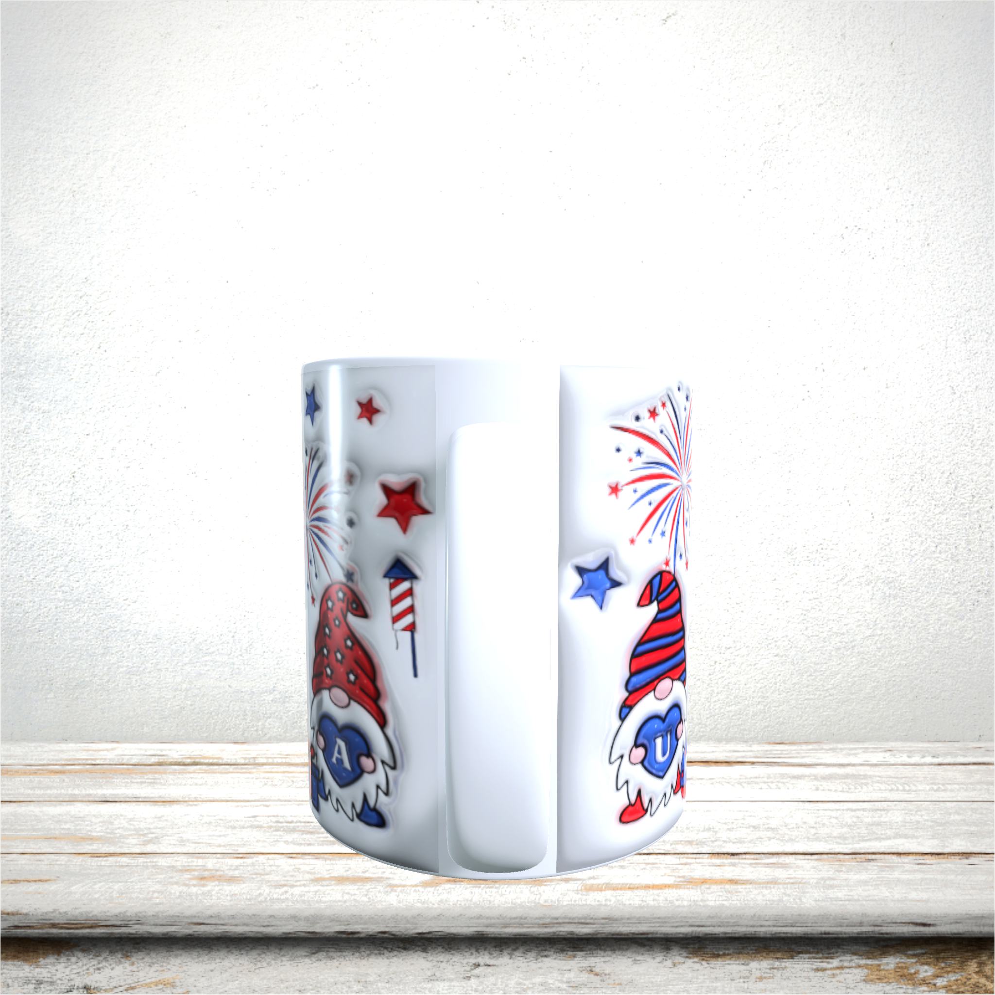 Mugs 11oz & 15oz 3D Inflated Design