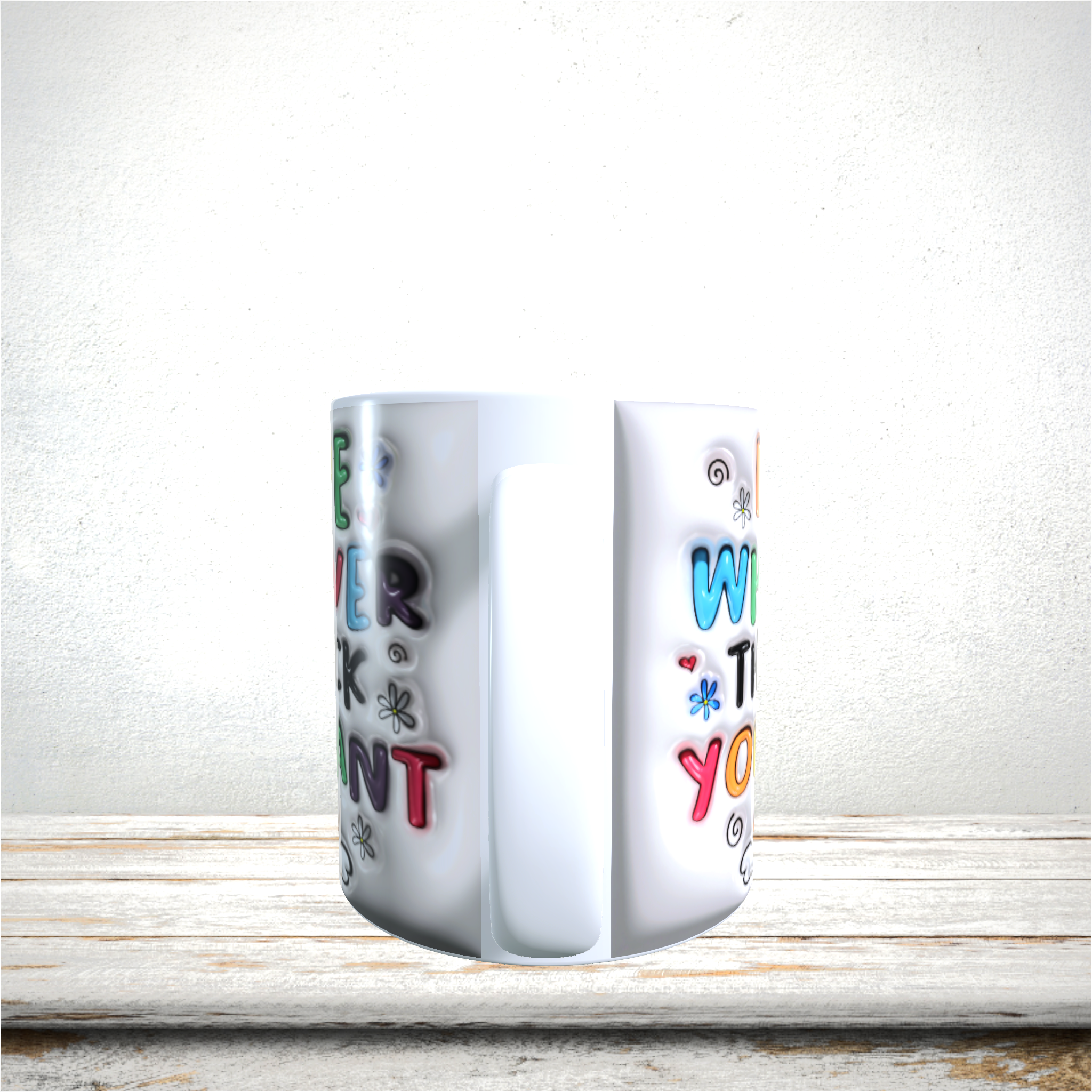 Mugs 11oz & 15oz 3D Inflated Design