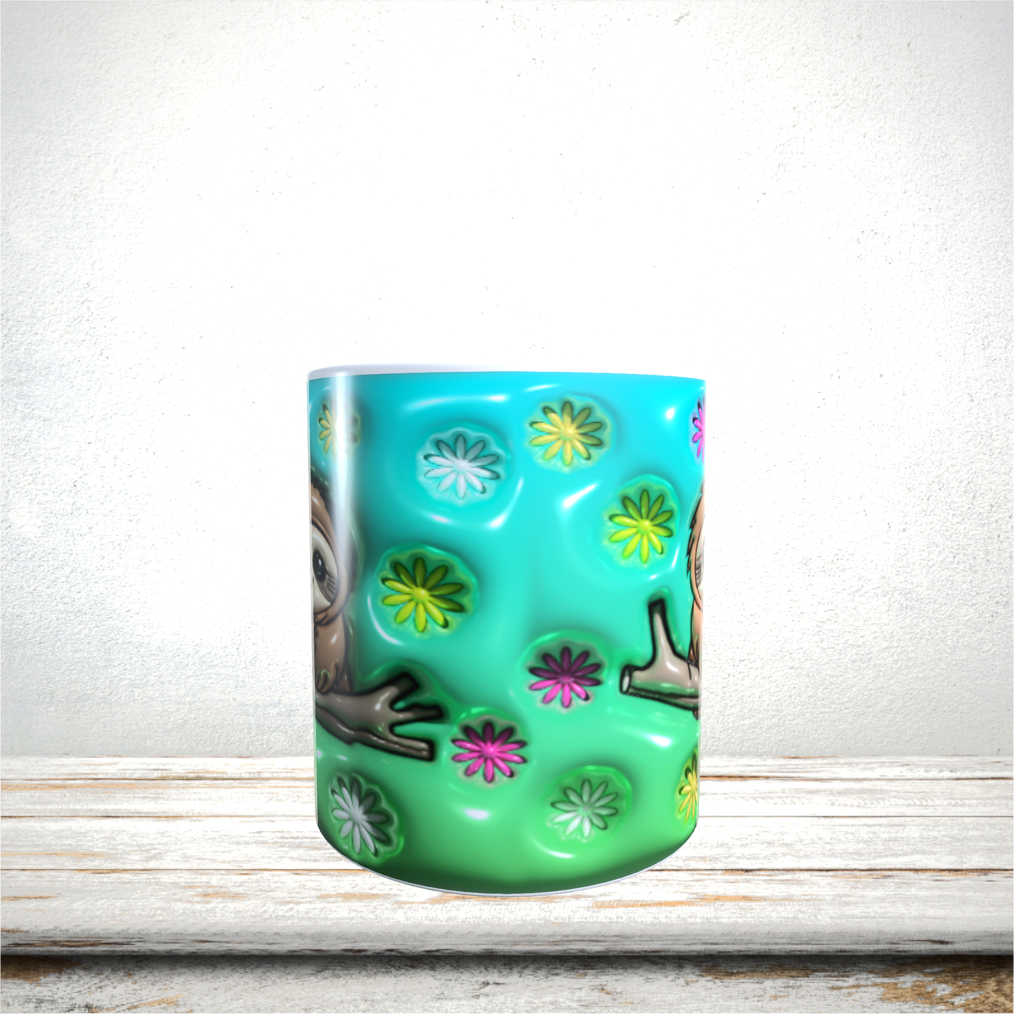 Mugs 11oz & 15oz 3D Inflated Design