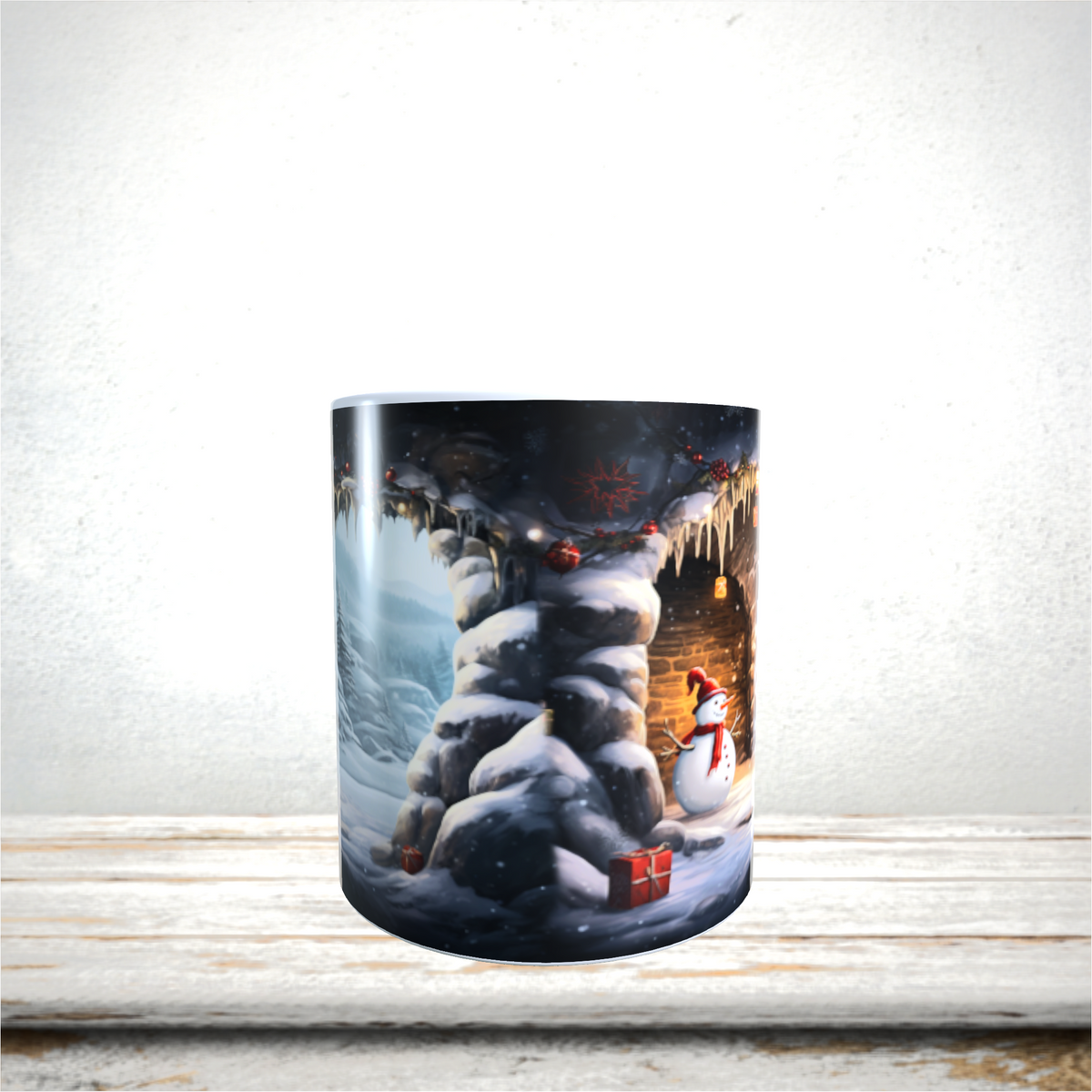 Mugs 11oz & 15oz 3D Christmas Design