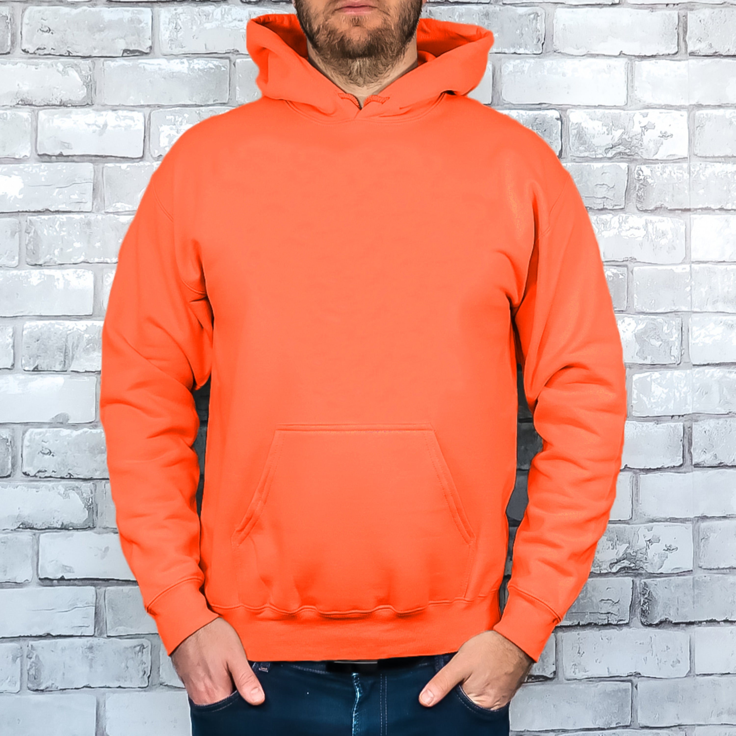 Men Hoodies Front Design - 100% Cotton