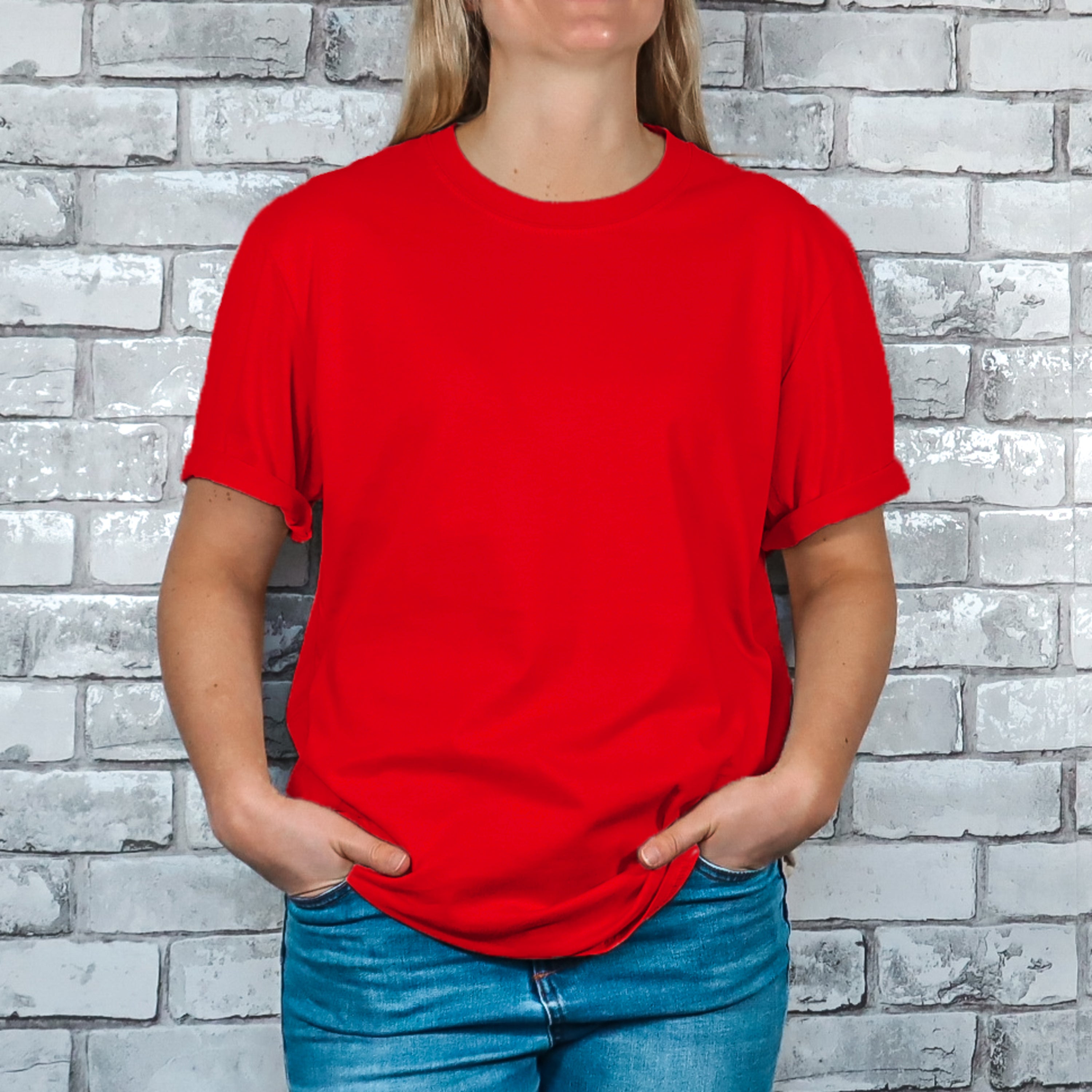 Women T-shirt front 100% Cotton