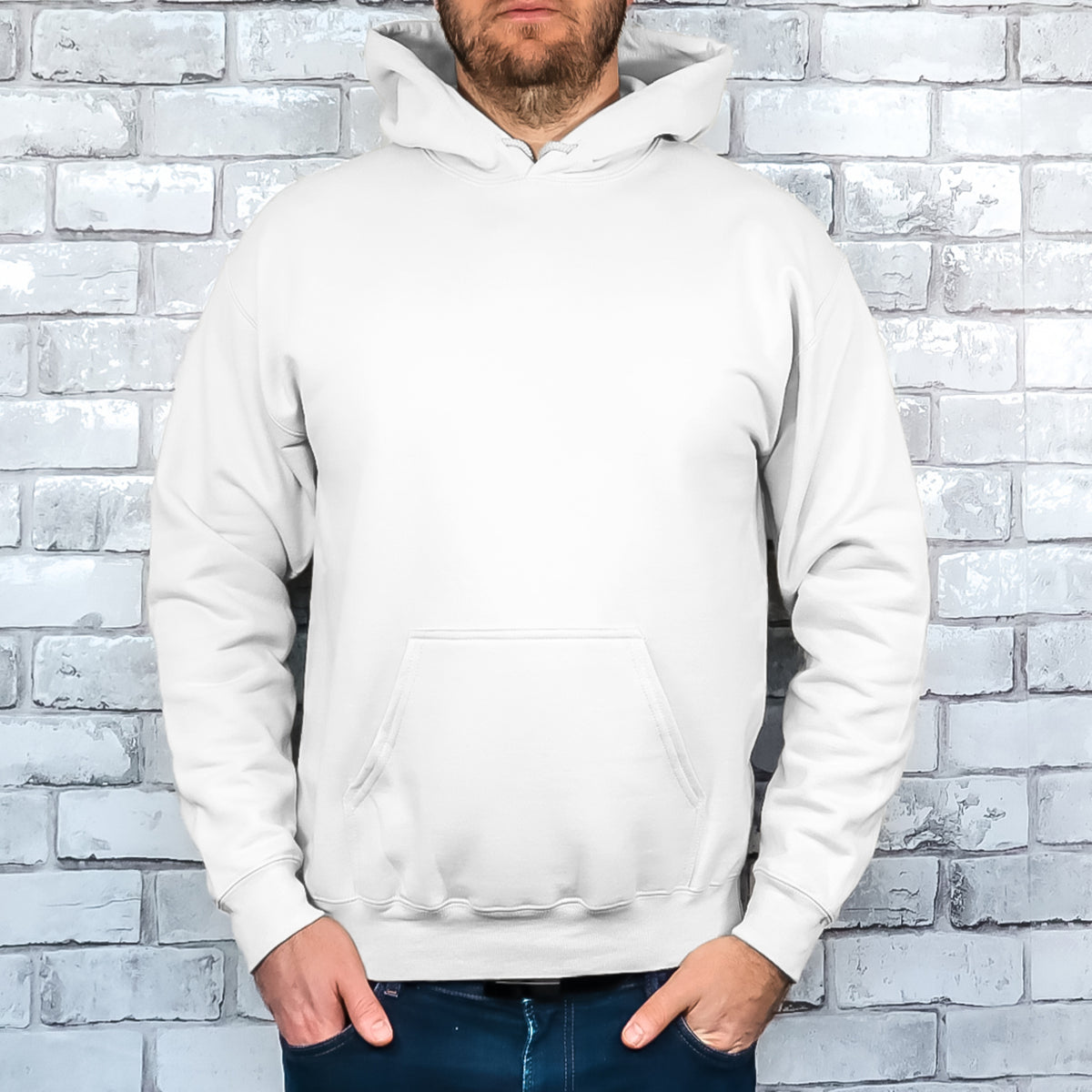 Men Hoodies Front Design - 100% Cotton