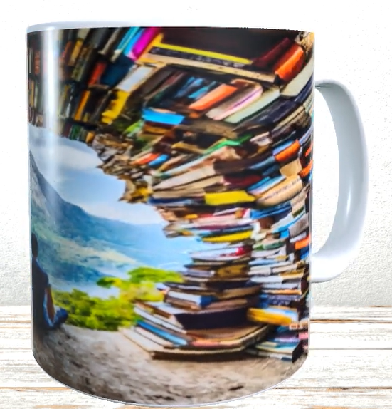 Mugs 11oz & 15oz Books Designs